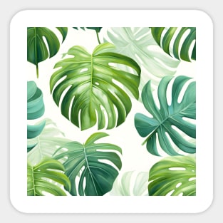 Jungle Chic: Monstera Madness! Sticker